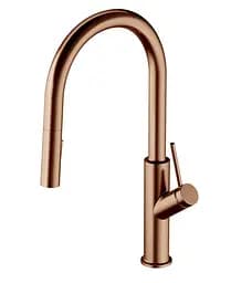 Смеситель для кухни Omnires Bend brushed copper BE6455CPB Золотой