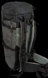 Легкий похідний туристичний рюкзак з дощовиком 45L Adventuridge Чорний