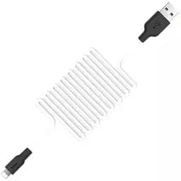 USB Кабель Hoco X21 Plus Silicone Lightning Cable