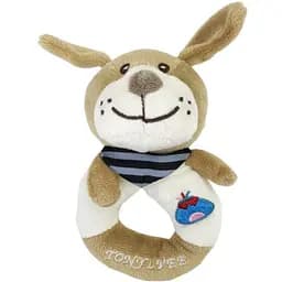 Мягкая игрушка-погремушка Собака TM Tony Lvee Mega Zayka MGZ-1217-2