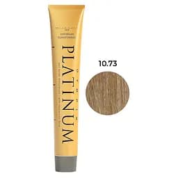 Професійна стійка крем-фарба для волосся Hipertin Platinum 10.73 супер-блонд пісочно-золотистий 60 мл