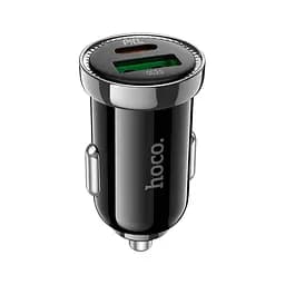 Адаптер автомобільний HOCO Leading car charger Z44 2 usb 20W чорний - мініатюра 2