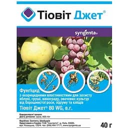 Фунгицид Тиовит Джет Syngenta 40 г (12620)
