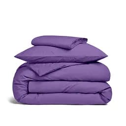 Дитяча постільна білизна з вареної бавовни Cosas LAVENDER CS1 110х140см (48WashedCotton_PlumLight_El80-PlumLight_140)