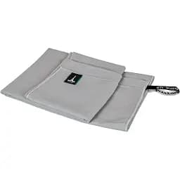 Дорожній спортивний рушник Love You з мікрофібри з чохлом 50х90 см Світло-сірий (60169)