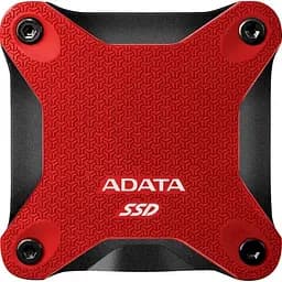 Зовнішній накопичувач SSD, 512Gb, ADATA SD620, чорний/Red, USB 3.2 (Gen 2), 550 / 480 Мб/с (SD620-512GCRD)