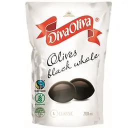 Маслини з кісточкою Diva Oliva 200 мл