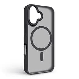 Чехол для Apple iPhone 17, Uniq MagCase, черный, противоударный, панель-накладка с MagSafe, ударопрочный TPU+PC, с магнитом MagSafe, поддержка полноценной беспроводной зарядки, ArmorStandart (ARM86261) - мініатюра 2