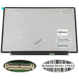 Матриця 13.3" M133NW4J R0 1920х1080, 30pineDP, 300cd/m2 100% sRGB, LED, SLIM без вушок та планок, матова, роз'єм праворуч внизу для ноутбука