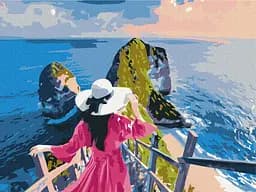 Картина по номерам на подрамнике Brushme Леди на островах