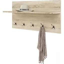 Вішалка на стіну Еверест Соната-800 80х40 см Дуб сонома (EVR-2122)