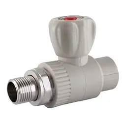 Кран радіаторний прямий Vsplast PPR ф25 x 3/4″ 000003466