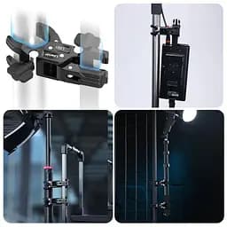 Кріплення Ulanzi VijiXiaomi LC01 Tube Clamp UV-T017 LC01 Black - мініатюра 6