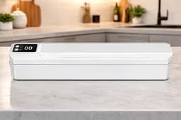 Вакуумний пакувальник пакетів Vacuum Sealer / Автоматичний побутовий вакууматор з пакетами, вакуумайзер для пакування та зберігання їжі