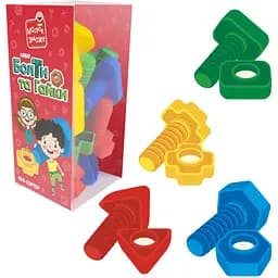 Гра розвиваюча Vladi Toys Набір болтів і гайок (VT2905-20)  - мініатюра 2