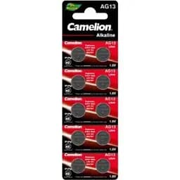 Батарейка Camelion AG13 / LR1154 / LR44 / V13GA Alkaline х 10 (AG13-BP10)