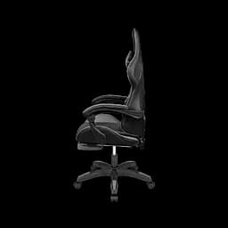 Крісло геймерське Kruger & Matz GX-150 з підставкою для ніг Black/Grey - мініатюра 5