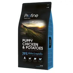 Сухий корм Profine Puppy Chicken 15 кг з куркою та картоплею для цуценят і молодих собак