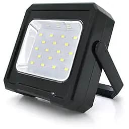Переносной фонарь-прожектор RC-C095+Solar (20W), 18 LED(SMD), 3 режима работы, заряд от USB+Solar, встроенная батарея, Box