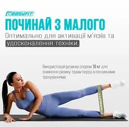 Гумки для фітнесу EasyFit MonoBand набір 3 шт. (EF-1812-GY) - мініатюра 4