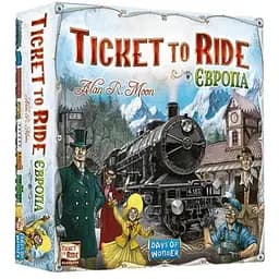 Настільна гра Lords of Boards Квиток на поїзд: Європа (Ticket to ride: Europe) (укр.) (DOW7202UK)