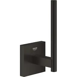 Тримач запасного рулону туалетного паперу Grohe QuickFix Start Cube 409792430 Чорний матовий