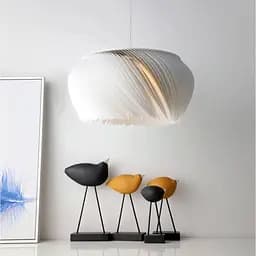 Витончений білий світильник з декоративними пелюстками Ø 60 см | Арт. AA235-600 | Line F