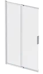 Шторка для ванни Am.Pm Like розсувна 100x150 см хром матовий WU80S-100PS-150MT, Універсальна, прозорий, хром матовий