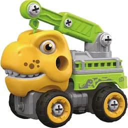 Машинка-конструктор Otamanko Тиранозавр кран Жовтий/Зелений