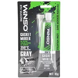 Герметик прокладок Wino силіконовий високотемпературний 85 г сірий