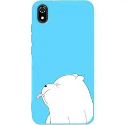 Чохол-накладка Toto Matt TPU 2 mm Print Case Xiaomi Redmi 7A #57 Bear Tongue Sky Blue