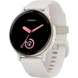 Смарт-часы Garmin vivoactive 5 Cream Gold Aluminum Bezel with Ivory Case and Silicone Band (010-02862-11)