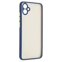 Чехол панель-накладка для Samsung Galaxy A04e (A042)/M04 (M045)/F04, Frosted Matte, синий, противоударный чехол с защитой всего корпуса, термополиуретан TPU + поликарбонат PC, ArmorStandart (ARM66703)