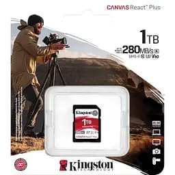 Карта пам'яті Kingston SDXC Canvas React Plus 1TB Class 10 UHS-II U3 V60 (SDR2V6/1TB) [112839] - мініатюра 3