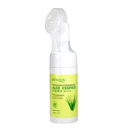 Пенка для умывания с силиконовой щеточкой Bioaqua Aloe Essence очищающая