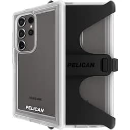 Протиударний чохол із кліпсою Pelican Voyager аналог OtterBox Defender для Samsung Galaxy S24 Ultra (6.8") Clear