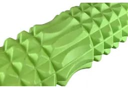 Масажний ролик EasyFit Grid Roller 33 см v.1.2 із заглушками з двох боків Салатовий (EF-2022a-GN) - мініатюра 3