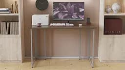 Комп'ютерний стіл Ferrum-decor Ханна 75x100x70 сірий ДСП Дуб Сонома Труфель 16мм (FRD-101423) - мініатюра 4