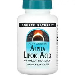 Альфа-ліпоєва кислота Source Naturals Alpha Lipoic Acid 120 таблеток