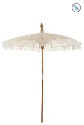 Парасоля J-Line з макраме 250 см біла (22081)