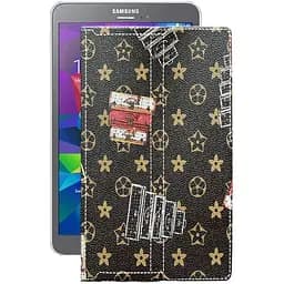 Чохол StatusCASE з екошкіри для планшету Samsung Galaxy Tab A8.0 (T355) Луі-Вітон-коричневий