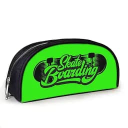 Пенал школьный с принтом скейтборд 23х10х8 см детский для девочки, мальчика (3911)