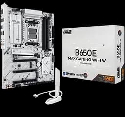 Материнcька плата Asus B650E Max Gaming Wi-Fi White Socket AM5 (B650E MAX GAMING WIFI W) Б/В