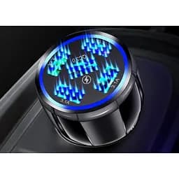 Автомобильное зарядное устройство DK 5USB Quick Charge 3.0 75W (BK-359) black - мініатюра 3