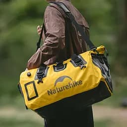 Водонепроникна дорожня сумка Naturehike CNK2450XB015 40 л жовта - мініатюра 4