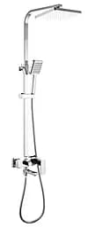 Душевая система Globus Lux ALFA GLAL-1007 смеситель с поворотным изливом для ванной комнаты латунь