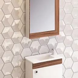 Раковина Idevit Merkur 26x50 0201-3505 правий, Білий - мініатюра 3