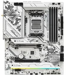 Материнська плата AsRock B650 Steel Legend WIFI (B650 Steel Legend WIFI) (Socket AM5, AMD B650, ATX) Б/в