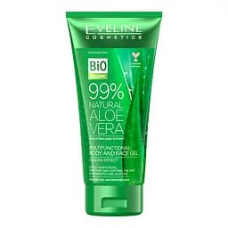 Универсальный алоэ-гель Eveline 99% Natural Aloe Vera, с охлаждающим эффектом, для лица и тела, 250 мл