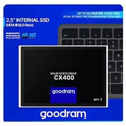 Накопичувач SSD 512GB Goodram CX400 Gen.2 2.5 SATAIII 3D TLC (SSDPR-CX400-512-G2) - мініатюра 4